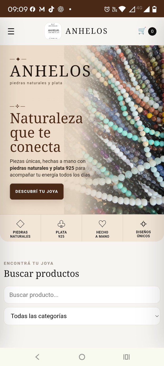 Portada de ANHELOS