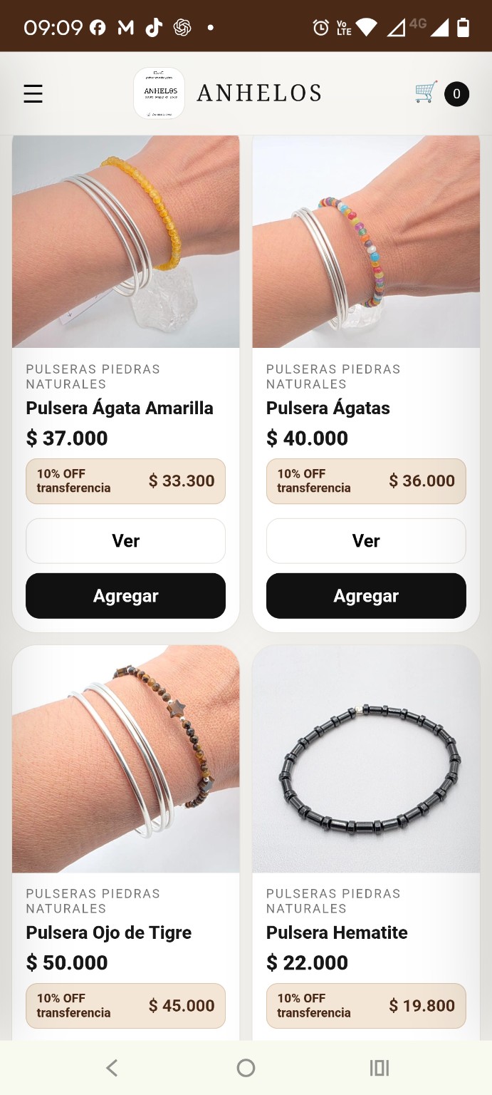 Productos de ANHELOS